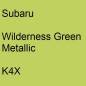 Preview: Subaru, Wilderness Green Metallic, K4X.